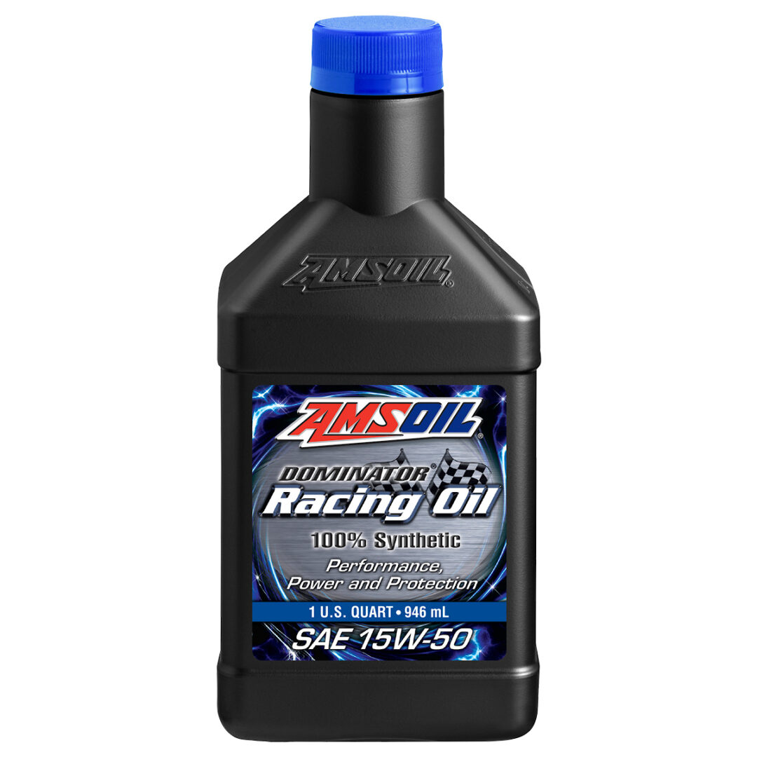 AMSOIL DOMINATOR® 15W-50 100% SYNTHETIC RACING OIL (946-mL)